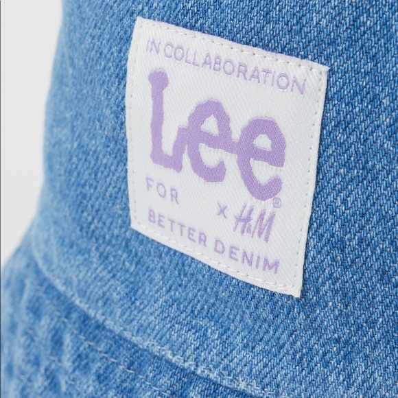 H&M X Lee Demin Blue Bucket Hat - Picture 9 of 9